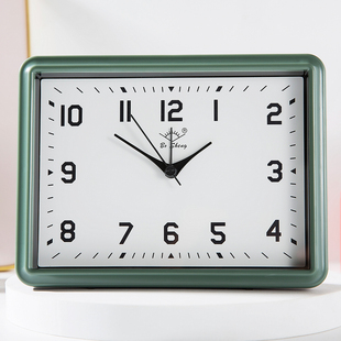 闹钟老人静音大字表盘时钟学生儿童起床神器卧室客厅桌面摆台座钟