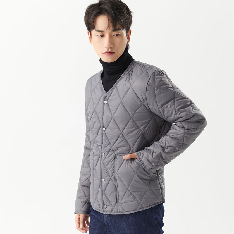 棉衣男短款秋冬季轻薄小棉袄内穿羽绒棉内胆穿加绒加厚中青年打底