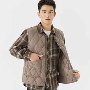 羽绒棉马甲男轻薄内胆秋冬季 保暖背心打底内穿小棉袄百搭坎肩马夹