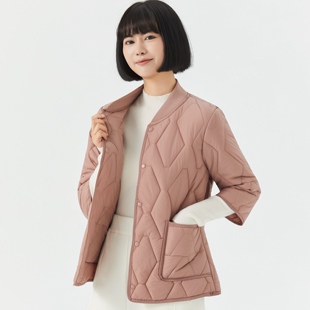 保暖内胆打底防寒棉服 轻薄内穿小棉袄秋冬季 七分袖 羽绒棉衣女短款