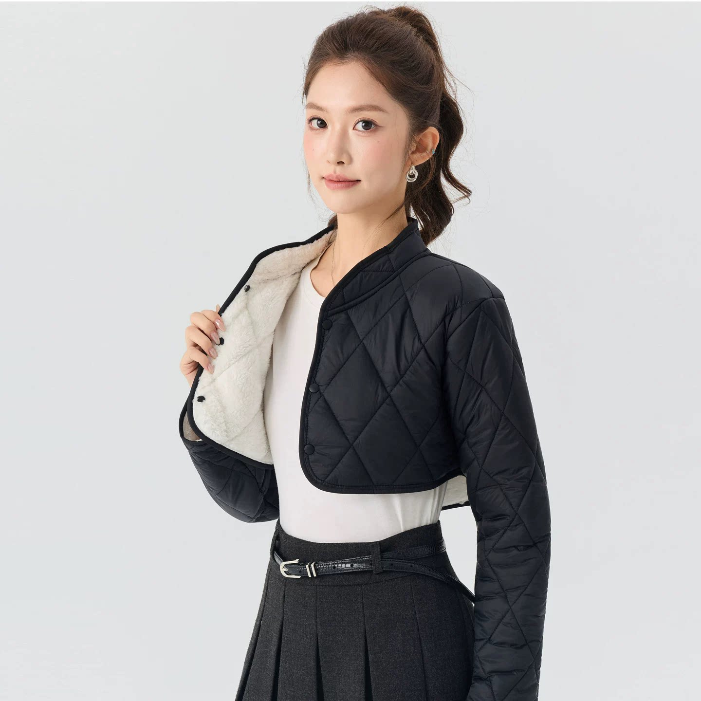 棉衣女短款加厚内穿小棉袄