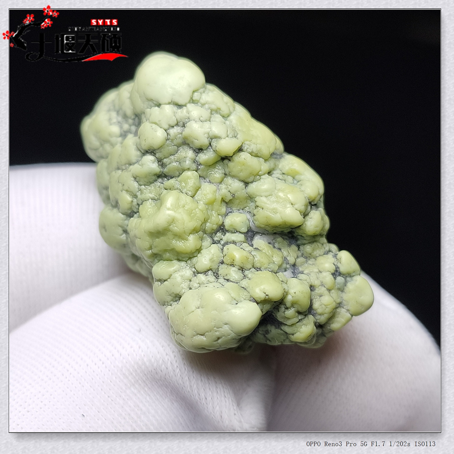 绿松石原石天然原矿保真无泡油正品菜籽黄高瓷无优化不规则碎石