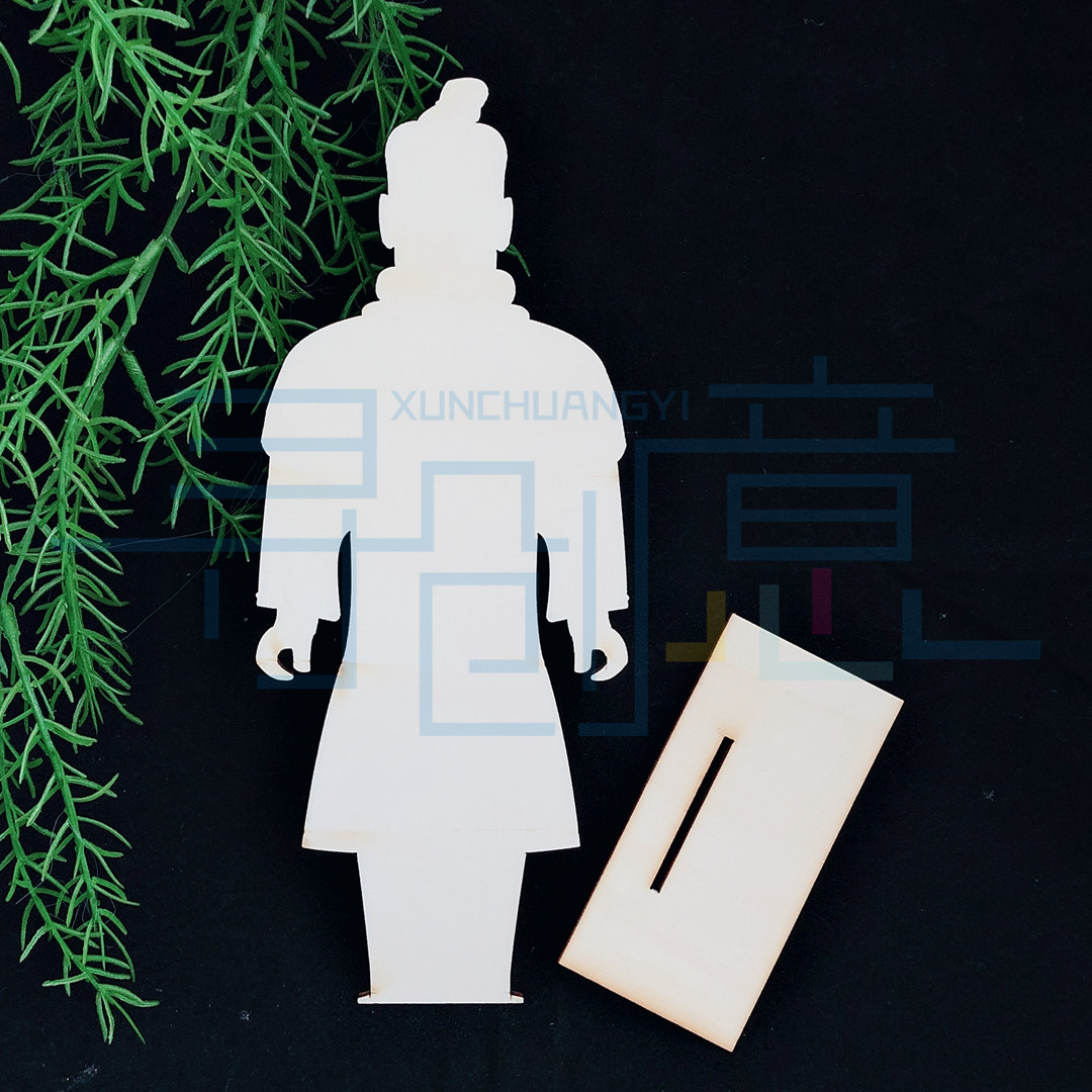 兵马俑白胚仿铜主题超轻粘土材料包diy寻创意美术手工材料库