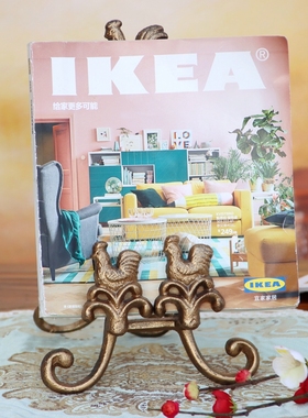 轻奢盘子支架展示盘架客厅酒柜玄关桌面画架相框装饰X摆件家居饰