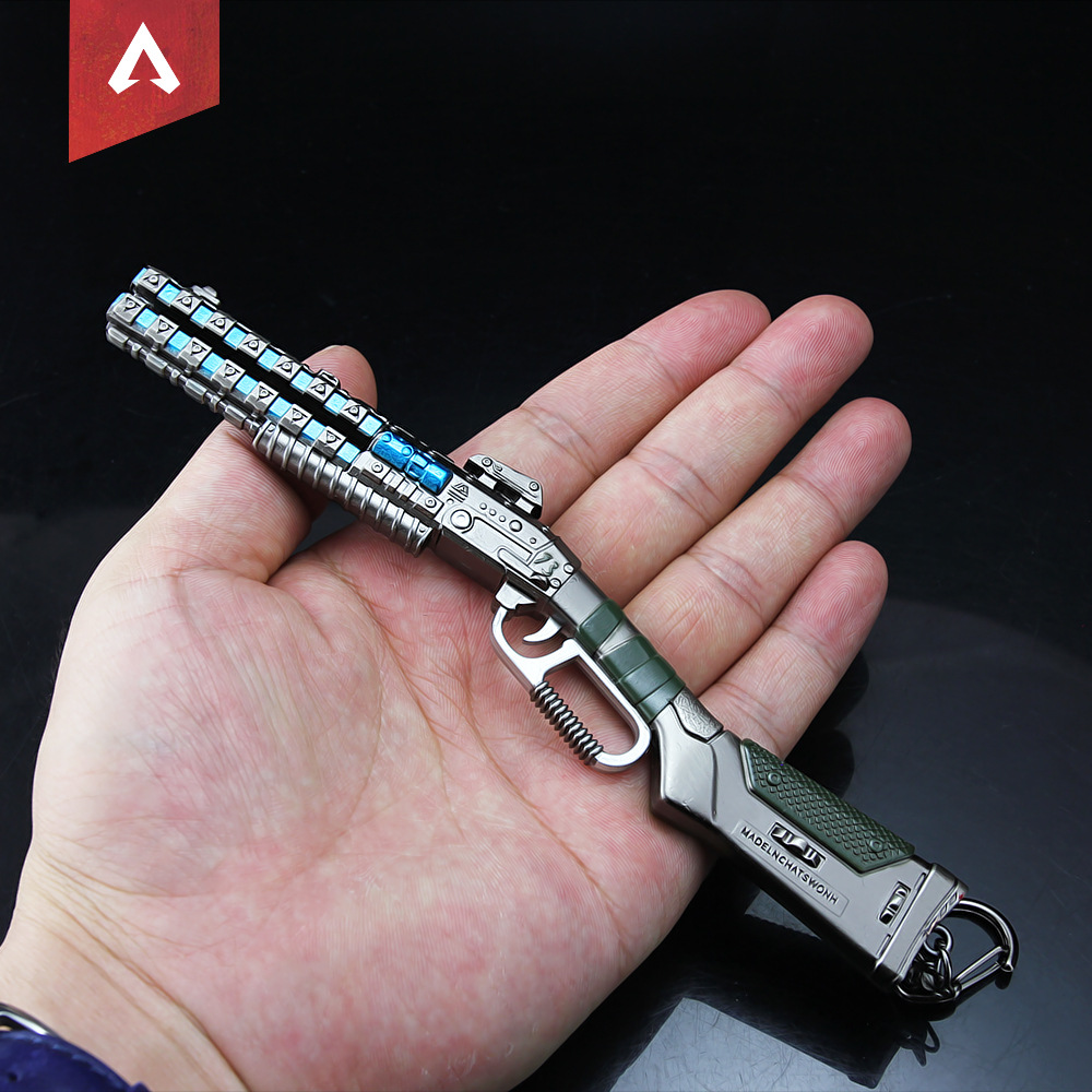 APEX英雄周边 和平捍卫者散弹武器合金属枪模型玩具枪钥匙扣摆件