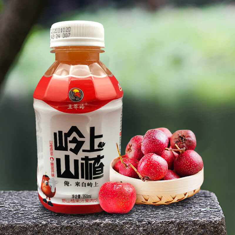 王莽岭山楂汁水果味酸甜饮料开