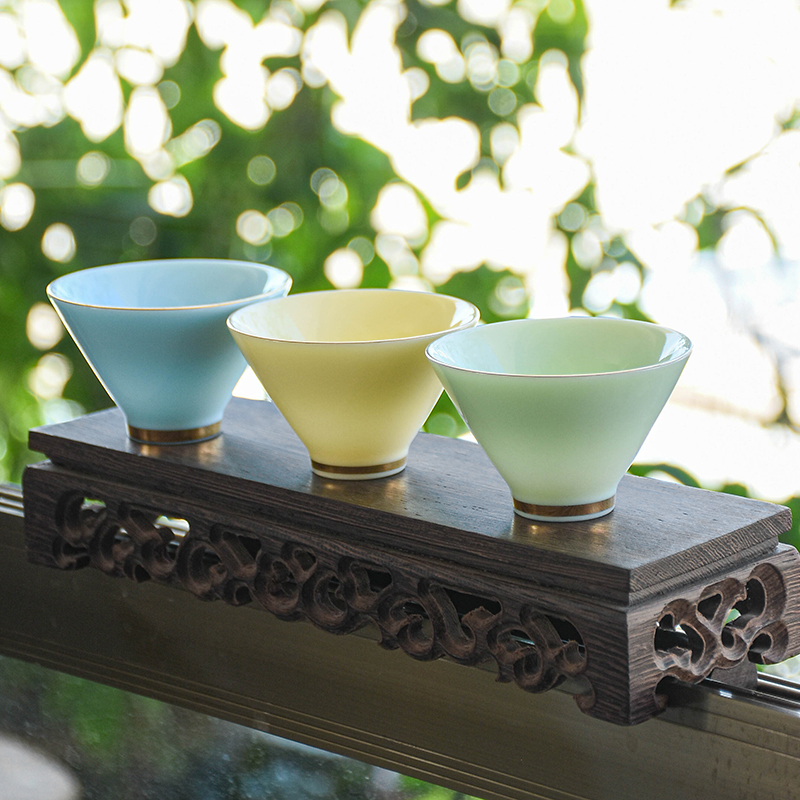 白瓷单只专用主人客厅功夫茶杯