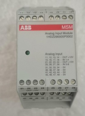 ABB MSM模拟输入模块1HDZ290005P0002，实