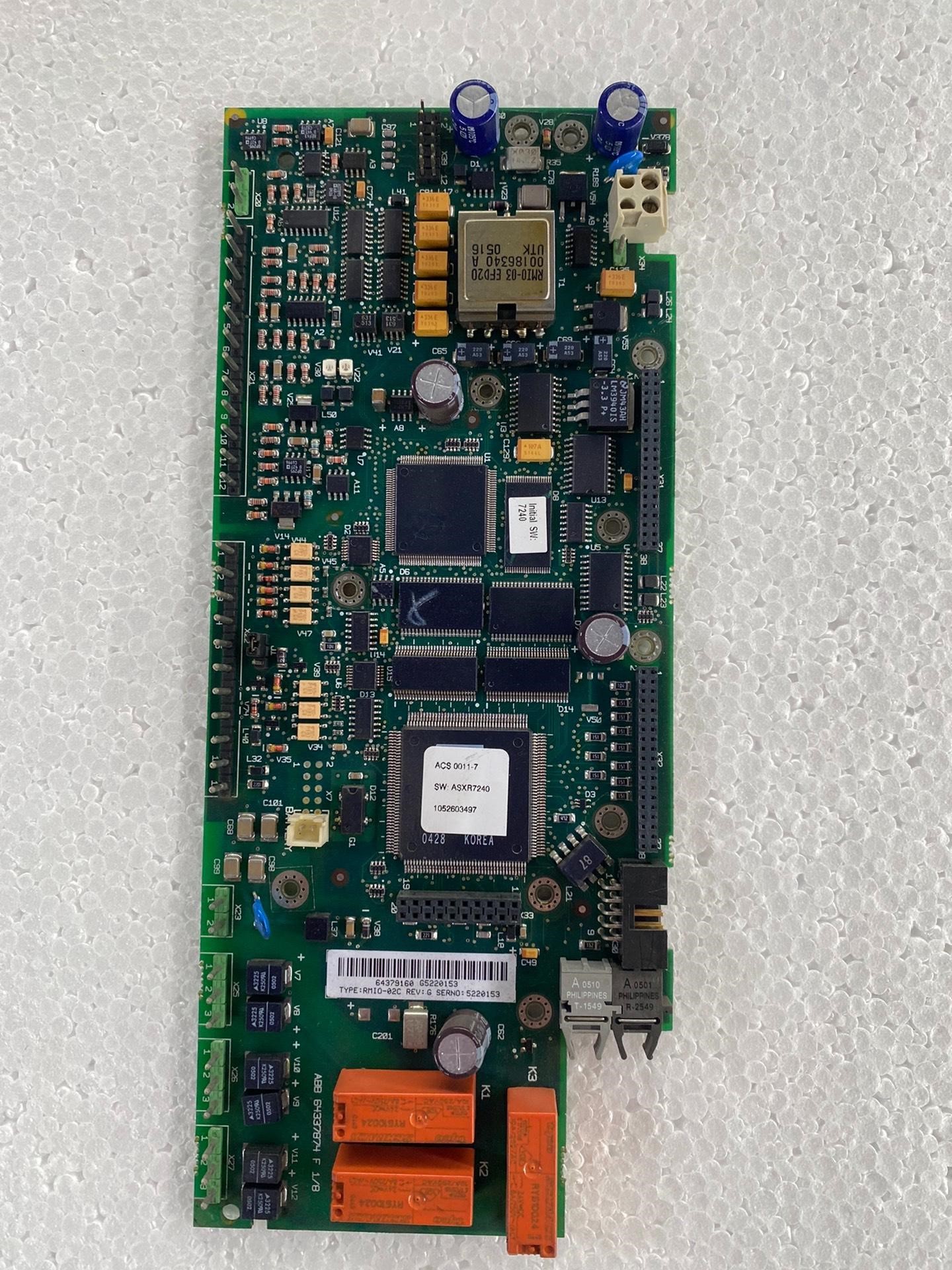 ABB ACS800变频器主板 RMIO-02C  功能正常