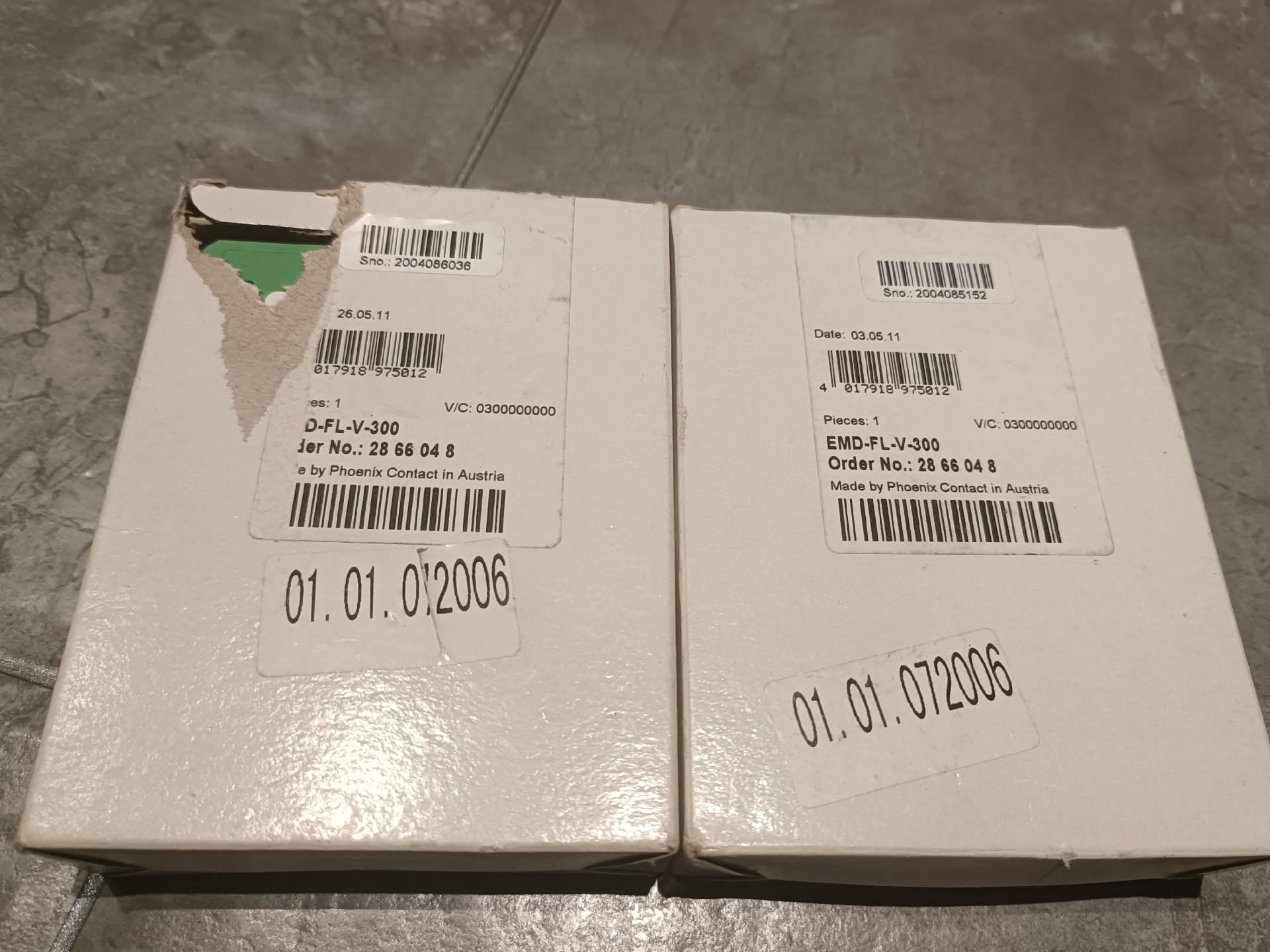 全新菲尼克斯继电器2866048，EMD-FL-V-300，