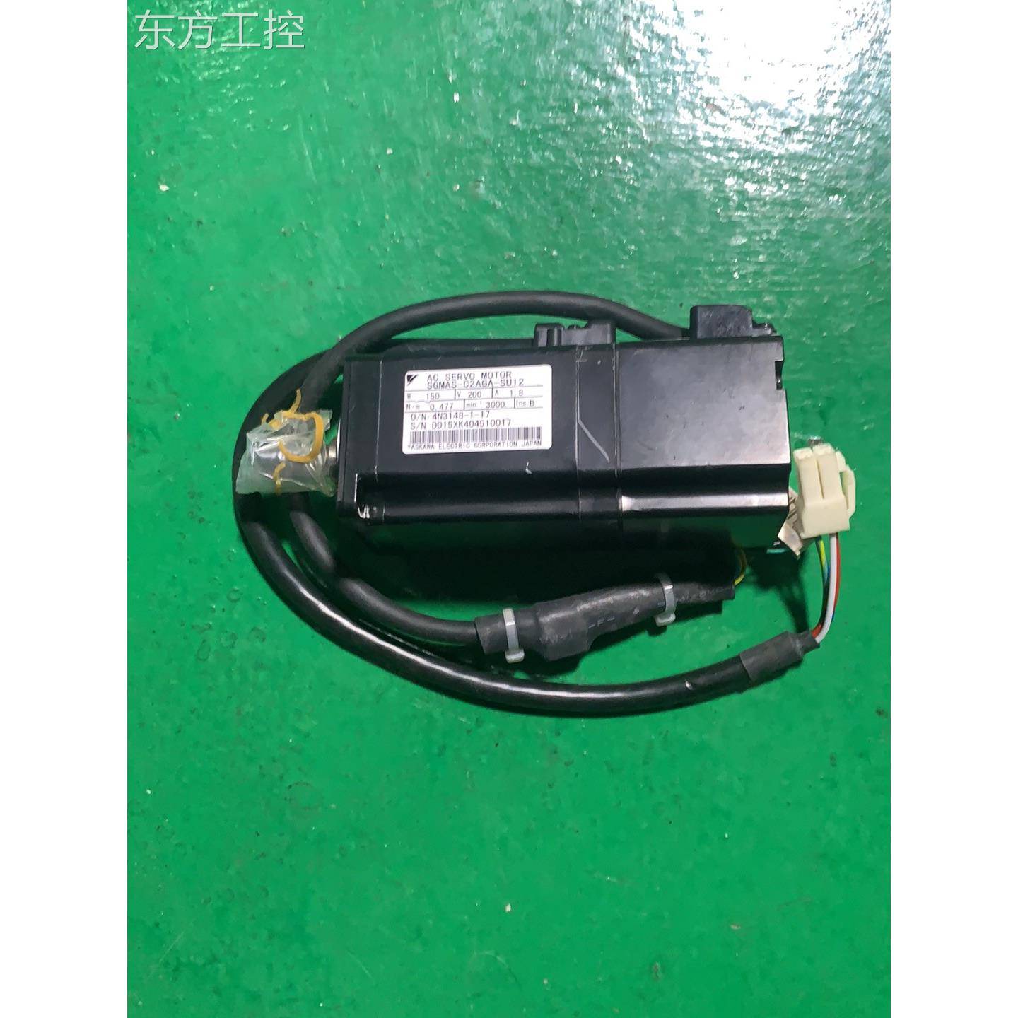 议价S川伺服电机，SGAS-M安C2AGA-U12。150瓦。带