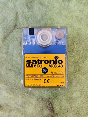 全新MMI 810. 1，霍尼韦尔 satronic燃烧程序