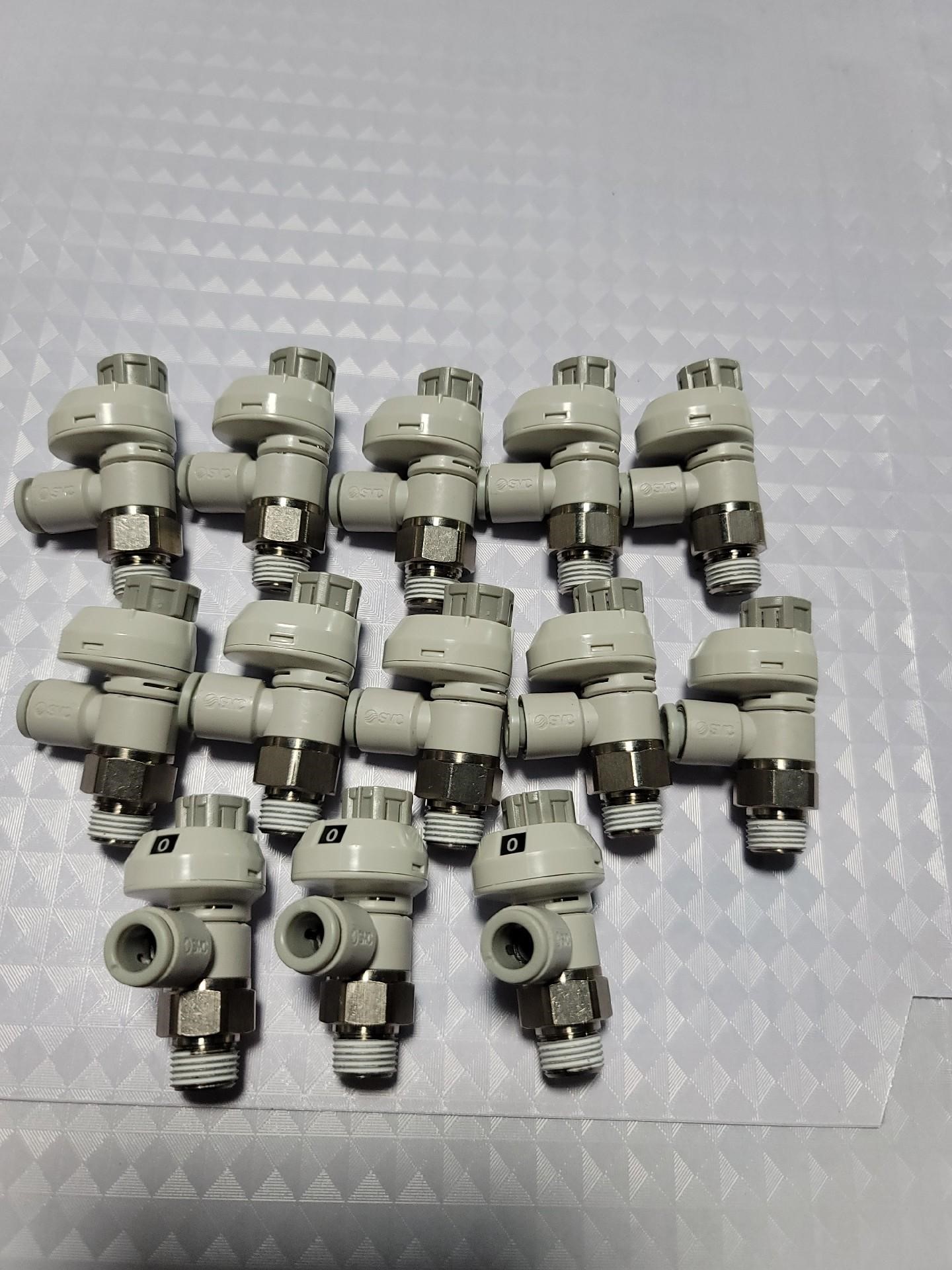 SMC新款带刻度弯头限出调速阀 AS2201FS-01-06