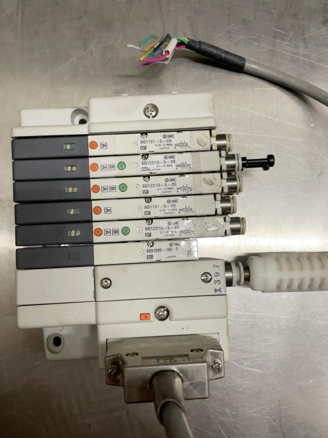 SMC电磁阀一组，SQ1131-5-C6两个，SQ1231D