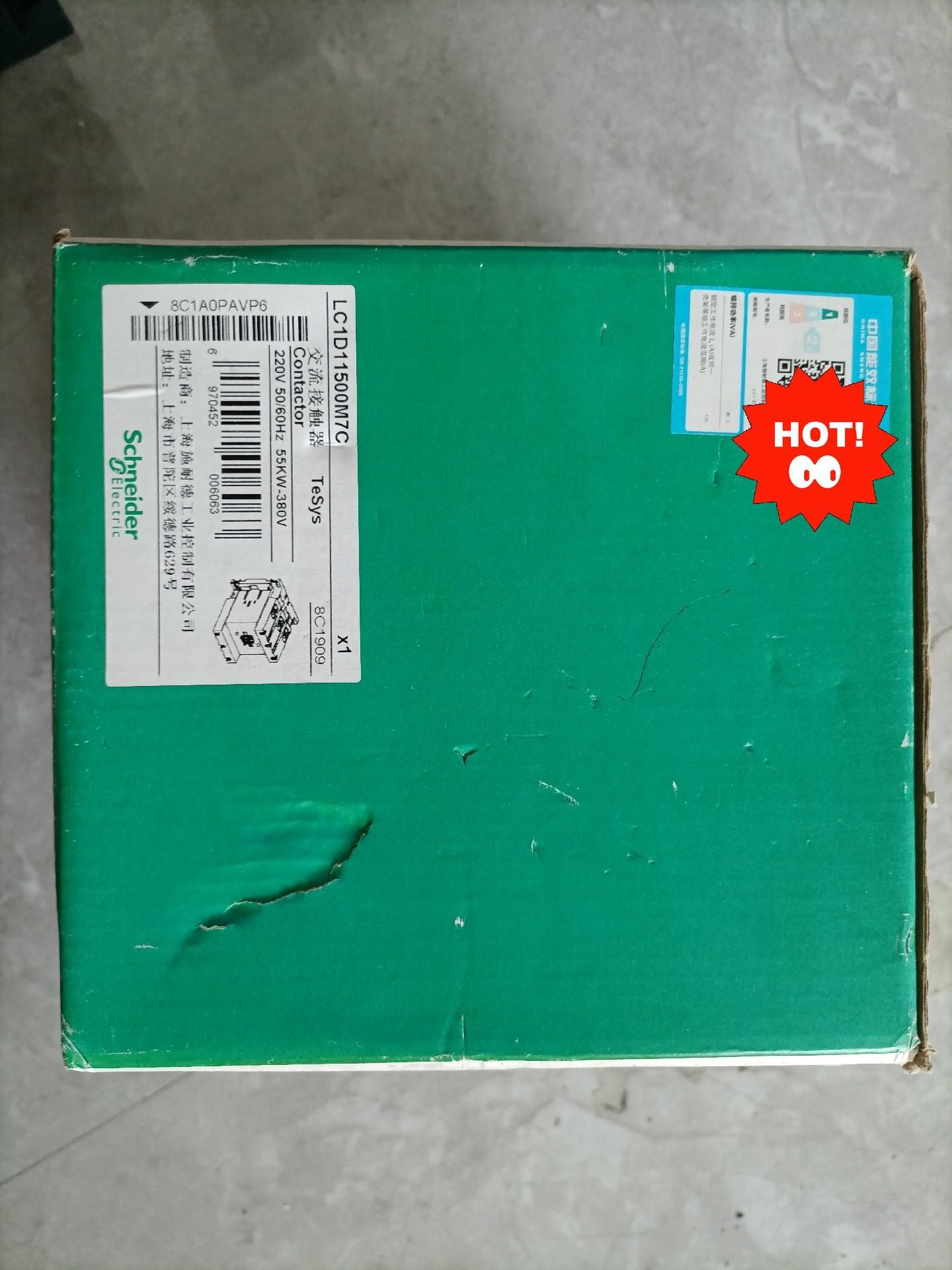 施耐德原装正品交流接触器LC1D115/M7C/220V