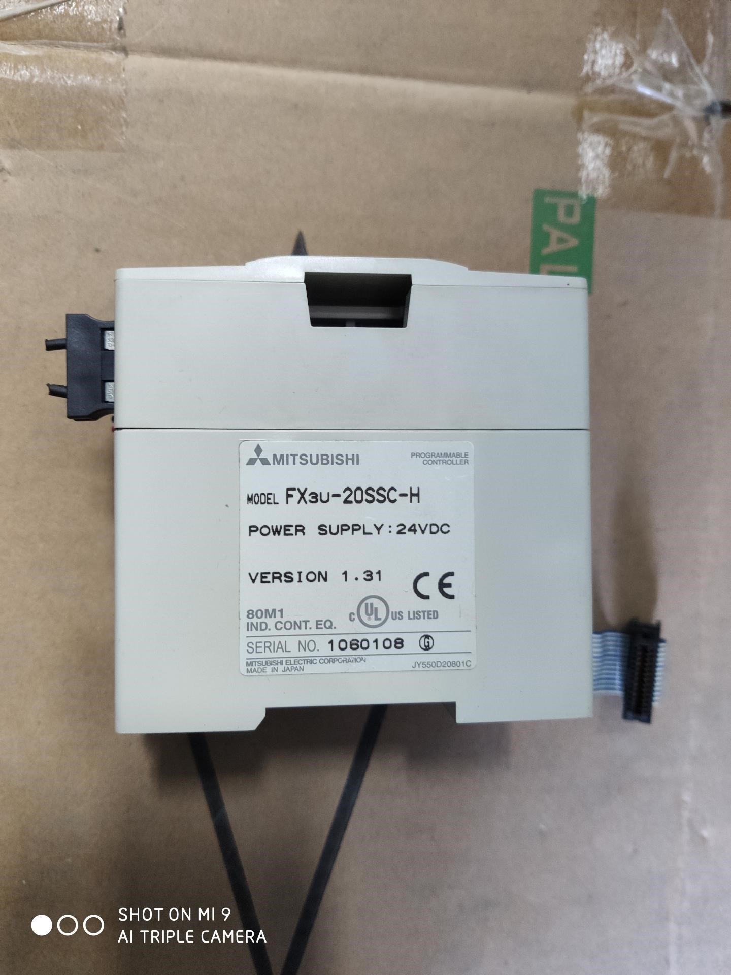 拆机原装三菱PLC、FX3U-20SSC-H、年份新、成色新