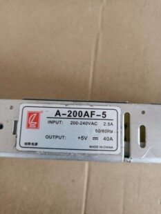 正品创联A-200AF-5开关电源5V40A200W拆机LE