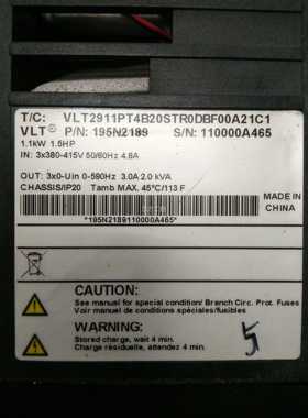 议价二丹佛斯变频器 VLT2900 VLT手291PT4B20FSTR0DB00A121C1 实