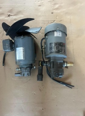 拆机油冷机 油泵两台橙色型号看图。关联日本大金。 台湾哈伯油