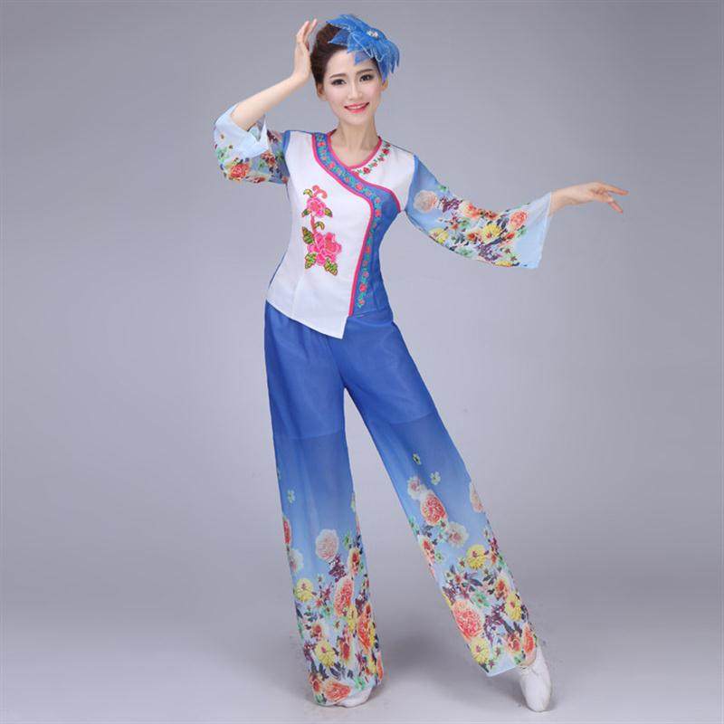 处理特价秧歌舞表演服民族腰鼓扇子舞I蹈服装长袖孔雀秧歌舞服,运动/瑜伽/健身/球迷用品,秧歌服,淘宝优惠券,粉丝福利购,淘宝优惠卷