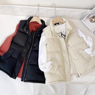 短款 外穿潮流时尚 百搭外套背心马夹 新款 羽绒棉马甲士2024秋冬季