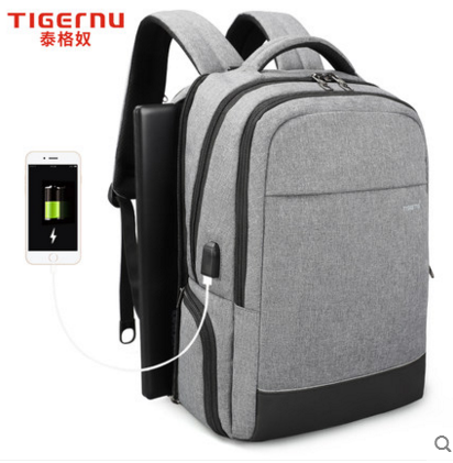 Tigernu / tagno backpack mens high-capacity Fashion College Students computer bag schoolbag womens business Backpack