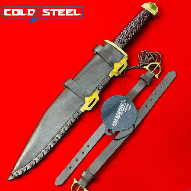 COLDSTEEL-美国冷钢 88HUK维京西克斯酋长刀 工艺收藏品未开刃