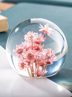 水晶透明球摆件家居装饰