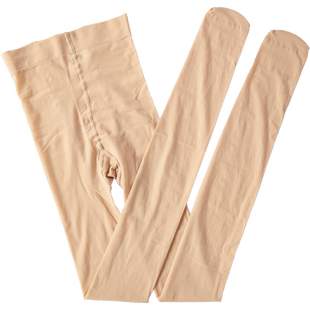 SK哑光35D微透春秋季薄款连裤袜单面加裆缎面锦纶丝袜防掉裆