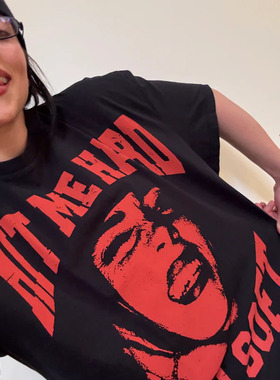 比莉·艾利什 Billie Smile官网同款T恤夏季短袖圆领宽松男女TEE