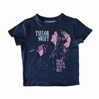 TaylorSwift 新款 霉霉夏季圆领短袖修身短款T恤显瘦减龄上衣
