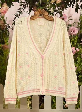 霉霉Taylors Swift官网Lover Cardigan 针织毛衣刺绣开衫宽松男女