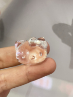 天然水晶 卡蒂貓 天然白水晶光面