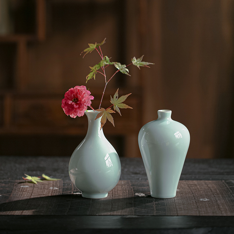 明清复古陶瓷景德镇台面青瓷