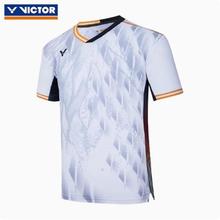VICTOR威克多胜利羽毛球服大赛服白色高端专业运动推广版T-4500TD