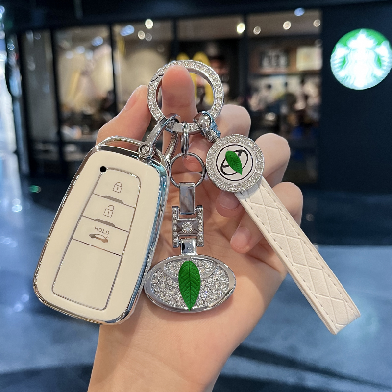 专用丰田威兰达钥匙套chr奕泽荣放rav4车rv4壳扣女2023款23汉兰达