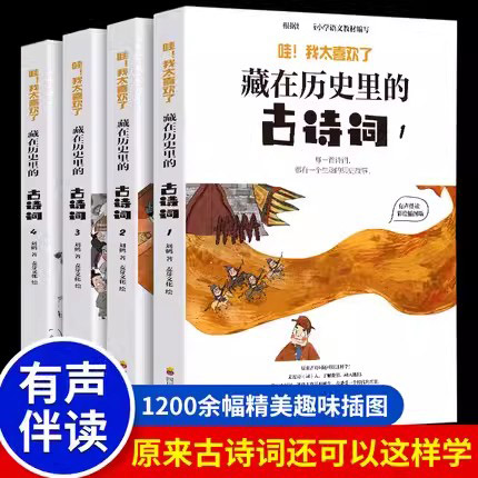 藏在历史里的古诗词全套4册