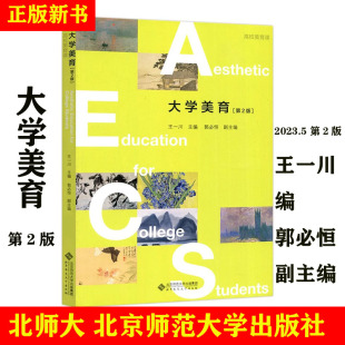 副主编 第二版 主编 大学美育 高校美育课 正版 9787303284207 社 2版 王一川 北京师范大学出版 郭必恒