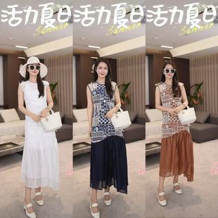背心長(zhǎng)裙 連衣裙子流行初夏穿搭獨(dú)特漂亮掐腰裙 二米專享