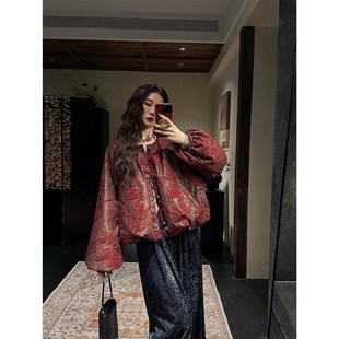 【呼呼专享】【醉司令】新中式国风鹅绒羽绒服女款冬季短款