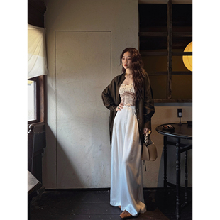 【呼呼严选专享】【浔意】天丝牛仔裤子新款爆款微喇阔腿裤潮