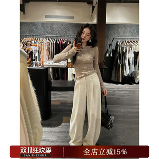 子女秋冬流行风格 老钱风阔腿老爹裤 风行客 休闲裤 二米专属