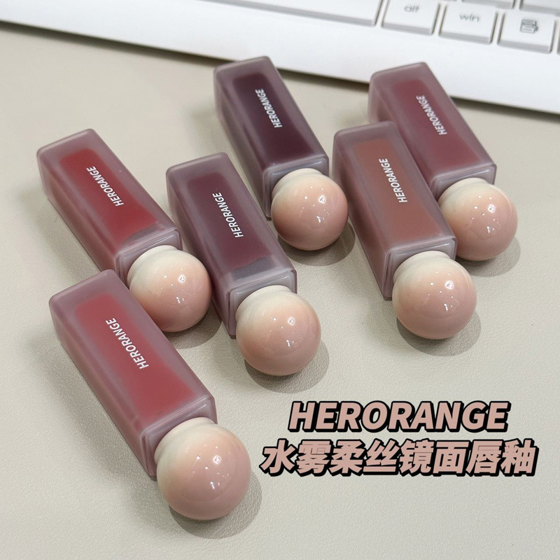 HERORANGE~水光镜面唇釉纯欲素颜显白滋润保湿水润嘟嘟玻璃唇彩