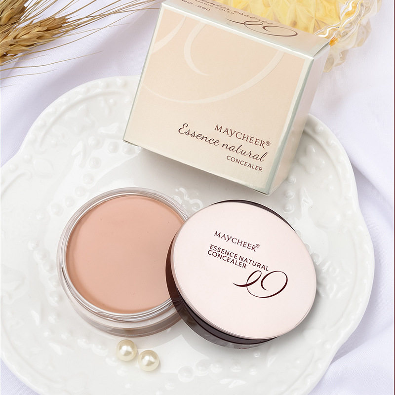 MAYCHEER美茜儿遮瑕膏粉底膏遮盖黑眼圈眼袋斑点痘印修颜