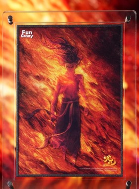 FunCrazy哪吒之魔童闹海周边哪吒大藕亚克力色纸官谷正版