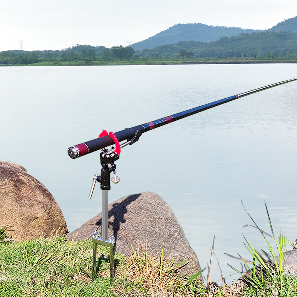 炮台地插自动抱杆鱼竿