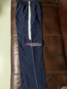 大码 49中学校服裤 裤 四季 定制 夏藏青拼白灰色反光条加绒纯棉保暖裤