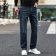 男士 宽松直筒牛仔裤 深裆弹力百搭大码 大牛传说2025新款 长裤 子1323