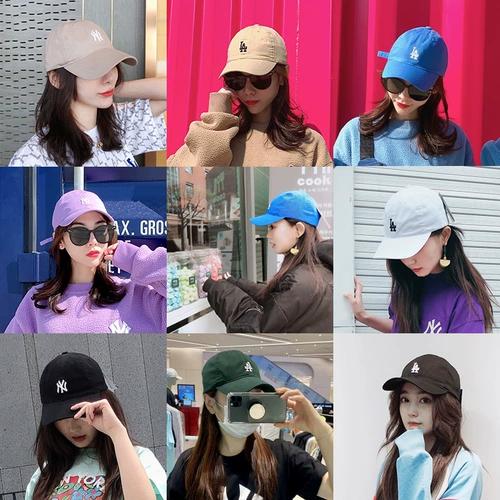 MLB, бейсболка, цветная ретро кепка, брендовая шапка подходит для мужчин и женщин