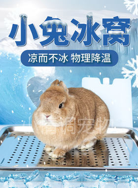 龙猫兔子降温不锈钢荷兰猪冰垫
